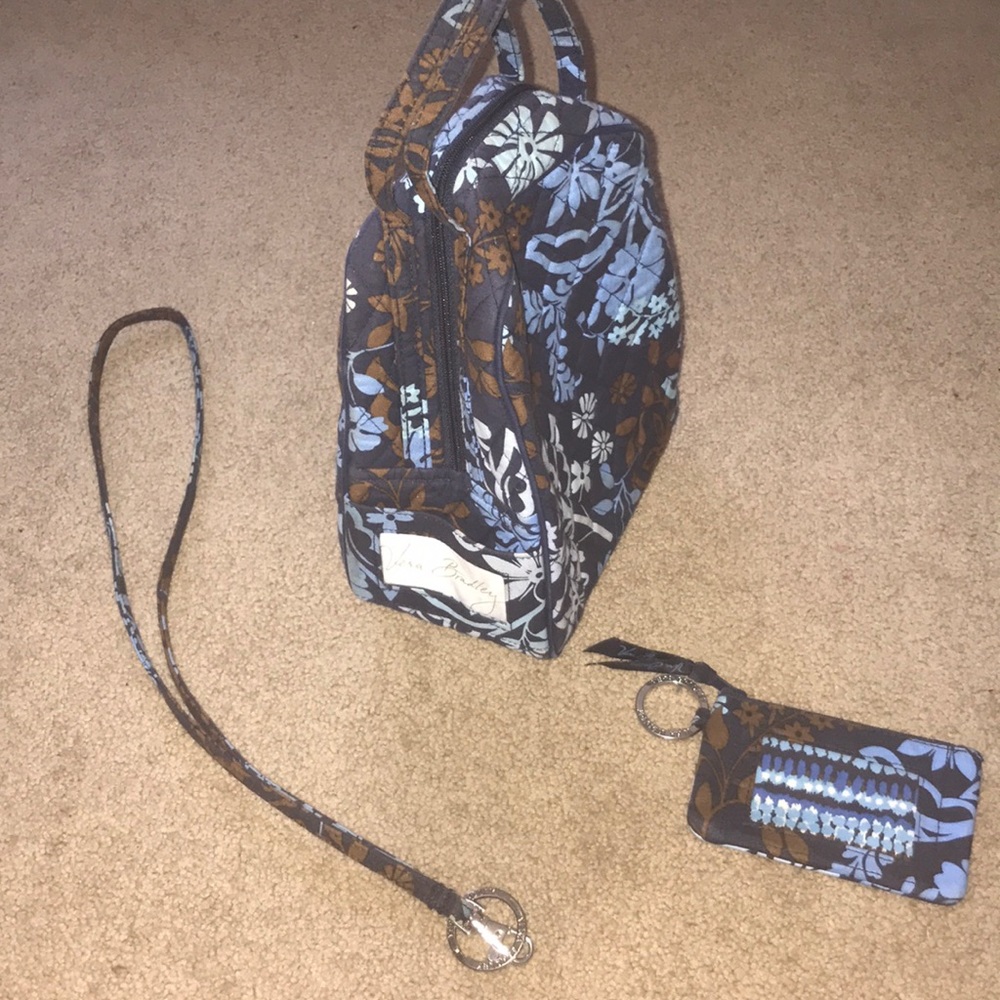 Vera Bradley wallet, lanyard, and lunch box
